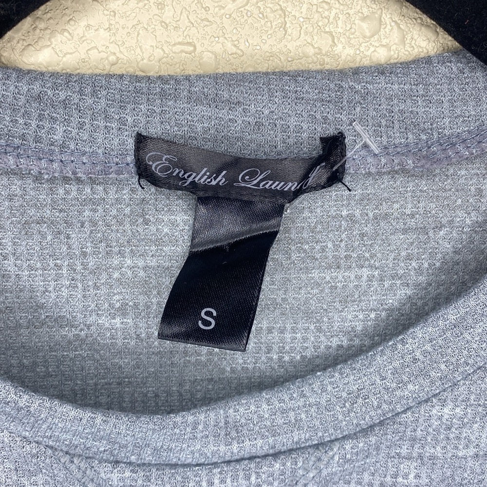 English Laundry men’s Waffle Long Sleeve Shirt NWOT Size S - Picture 2 of 7